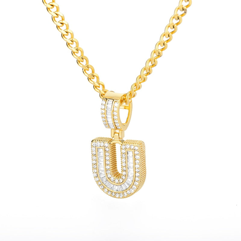 Gorilas Savage Initial Letters Necklace