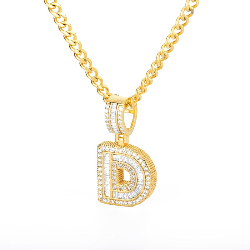 Gorilas Savage Initial Letters Necklace