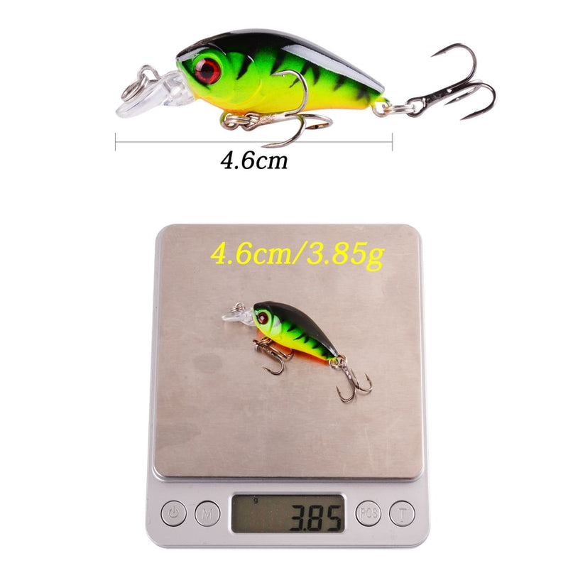 1 Uds. Señuelo de pesca Minnow 45mm 3,8g Crankbait