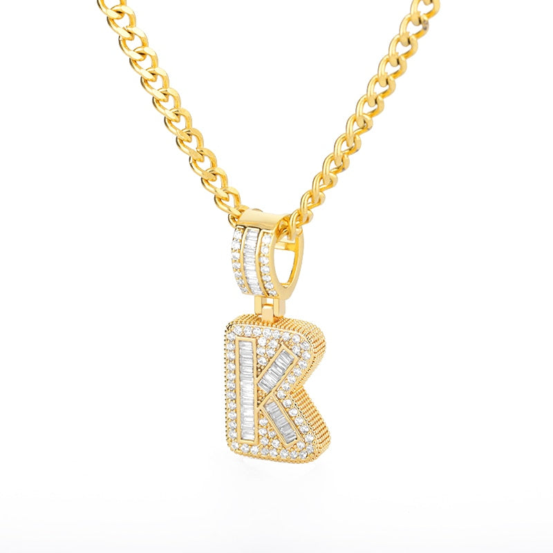 Gorilas Savage Initial Letters Necklace