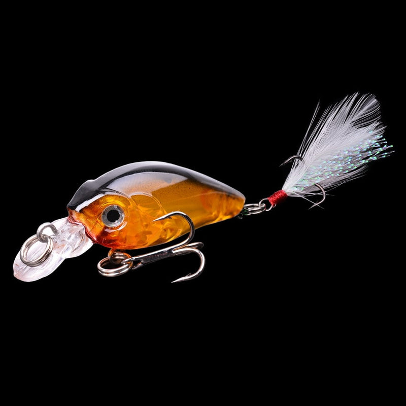 1 Uds. Señuelo de pesca Minnow 45mm 3,8g Crankbait