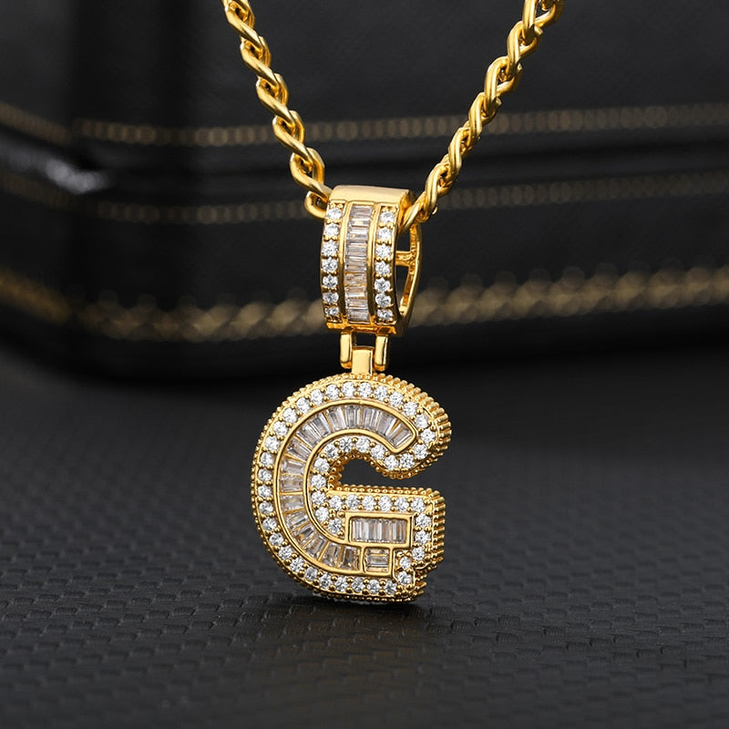 Gorilas Savage Initial Letters Necklace