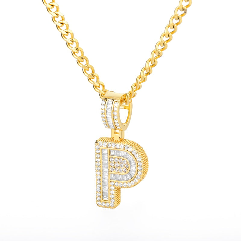 Gorilas Savage Initial Letters Necklace