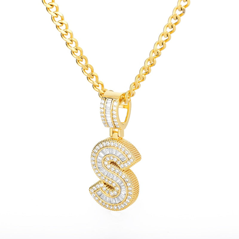 Gorilas Savage Initial Letters Necklace