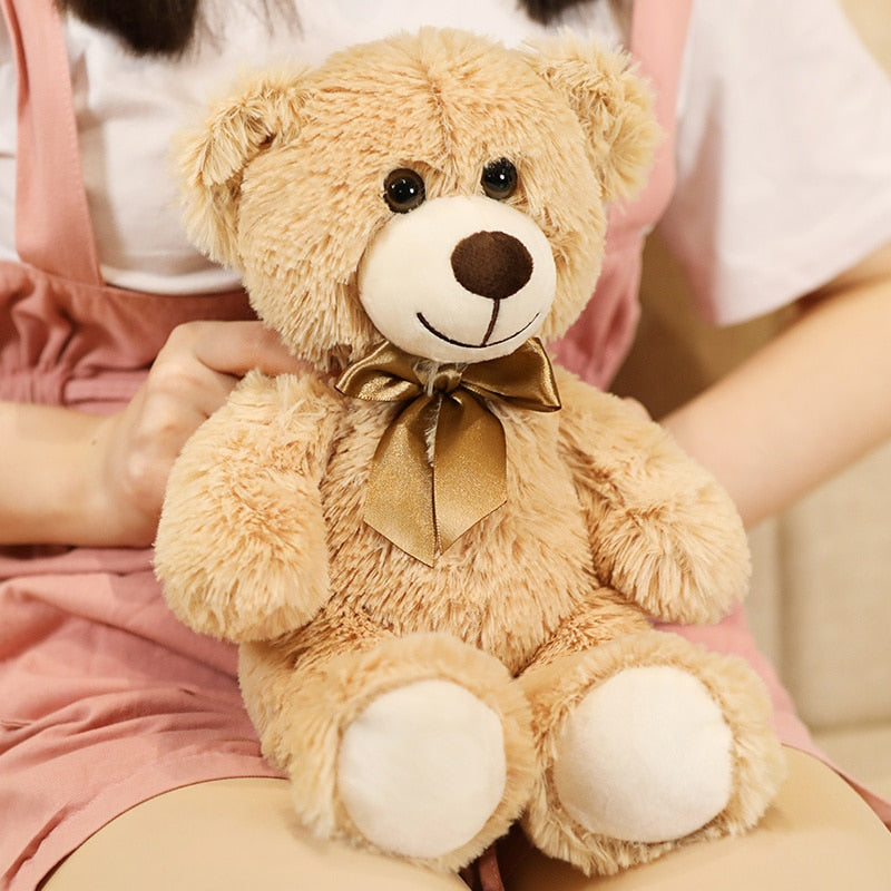 New 7 Colors 35cm Cute Bow Tie Teddy Bear Plush