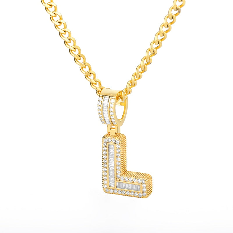 Gorilas Savage Initial Letters Necklace