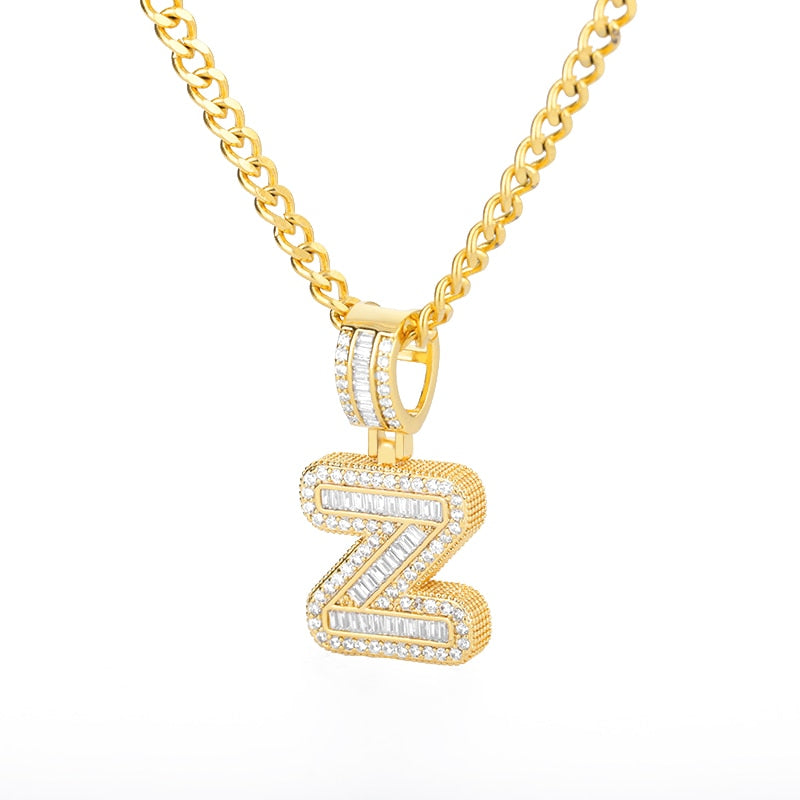 Gorilas Savage Initial Letters Necklace