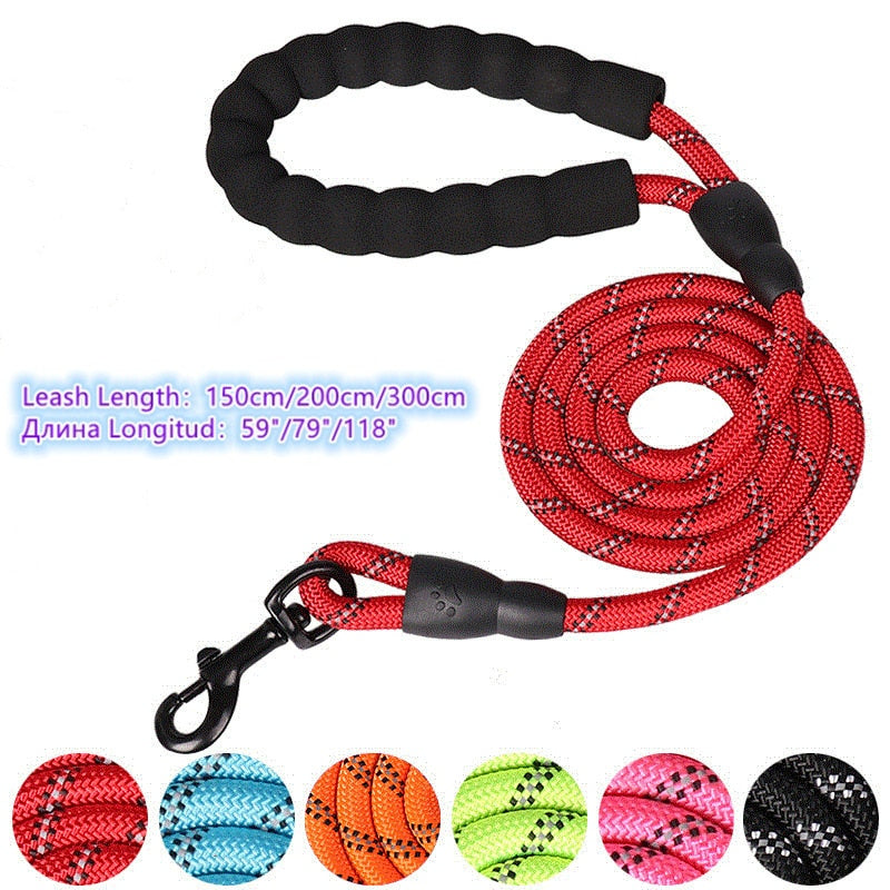 Correas para mascotas para perros fuertes reflectantes 150/200/300cm