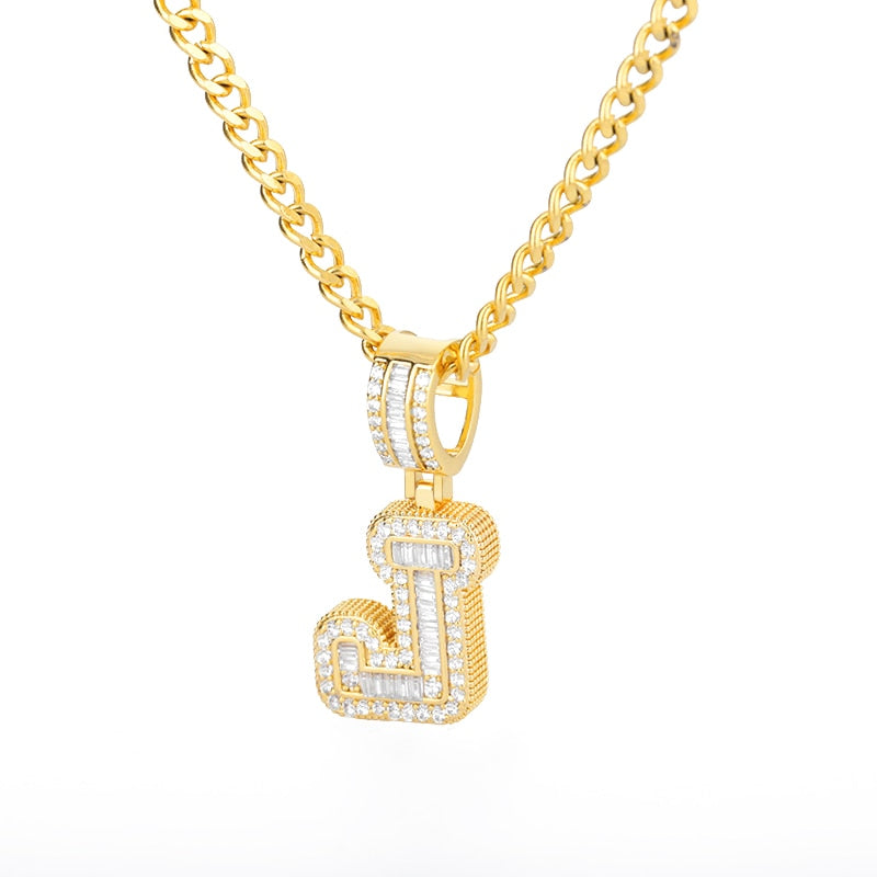 Gorilas Savage Initial Letters Necklace