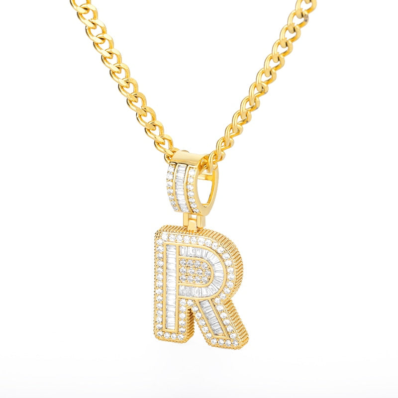 Gorilas Savage Initial Letters Necklace