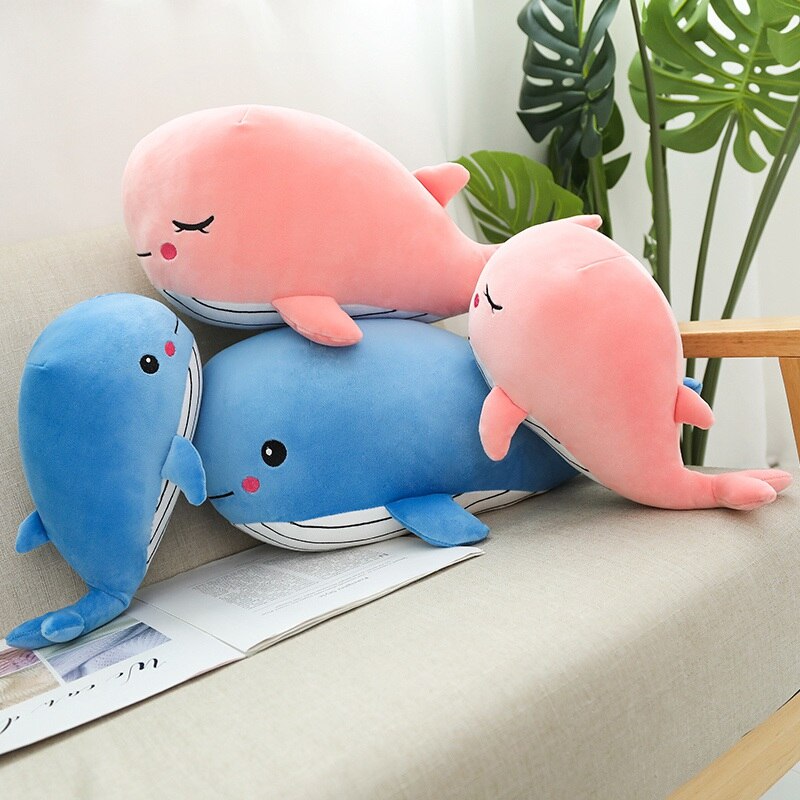 Soft Whale Plush Toy Cartoon Animal Fish