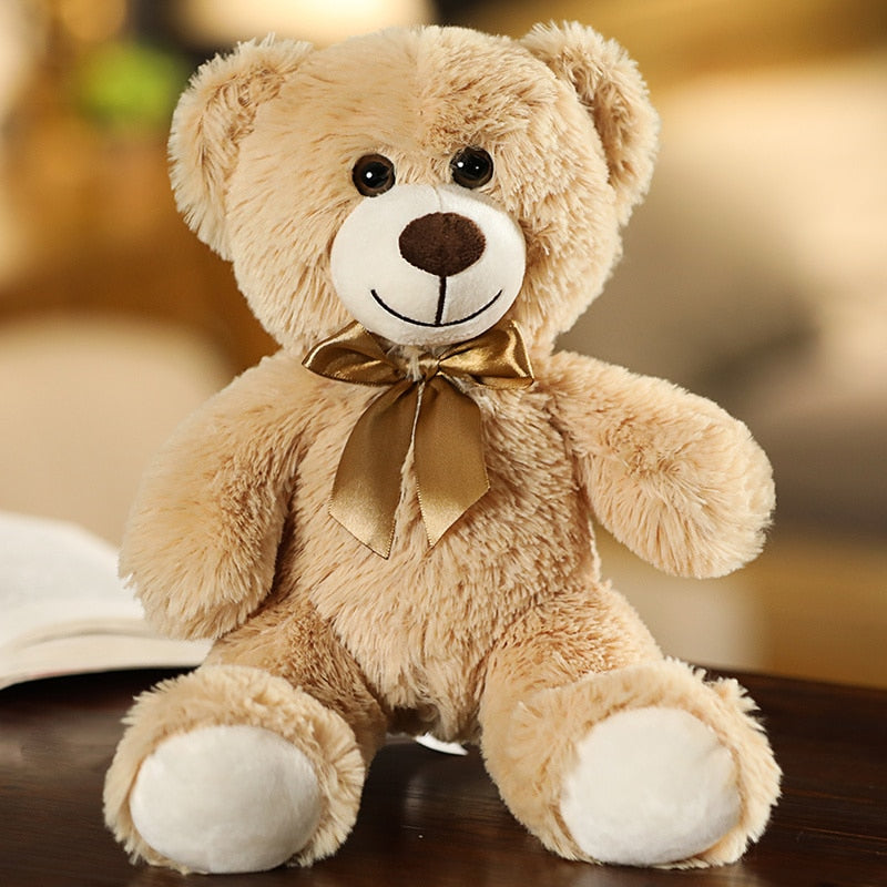 New 7 Colors 35cm Cute Bow Tie Teddy Bear Plush