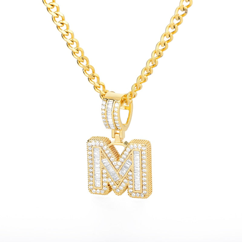 Gorilas Savage Initial Letters Necklace