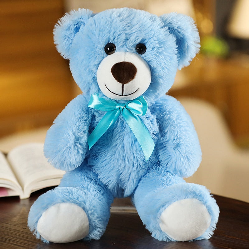 New 7 Colors 35cm Cute Bow Tie Teddy Bear Plush