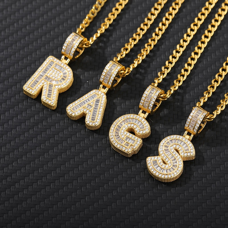 Gorilas Savage Initial Letters Necklace