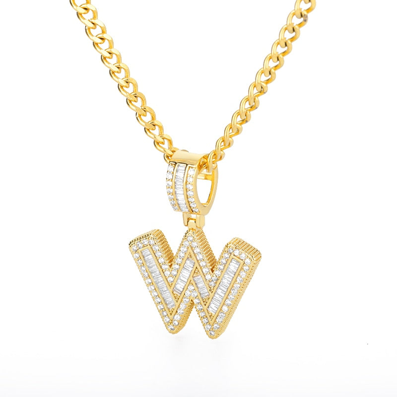 Gorilas Savage Initial Letters Necklace