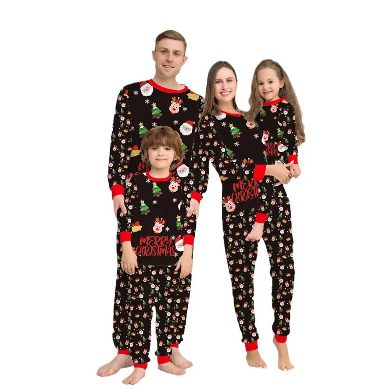 Family Matching Christmas Pajamas Set 2024 Xmas