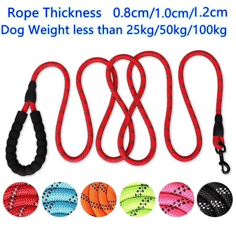 Correas para mascotas para perros fuertes reflectantes 150/200/300cm