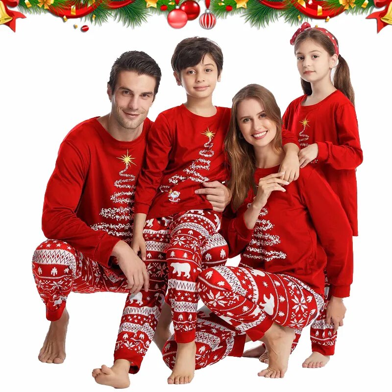 Family Matching Christmas Pajamas Set 2024 Xmas