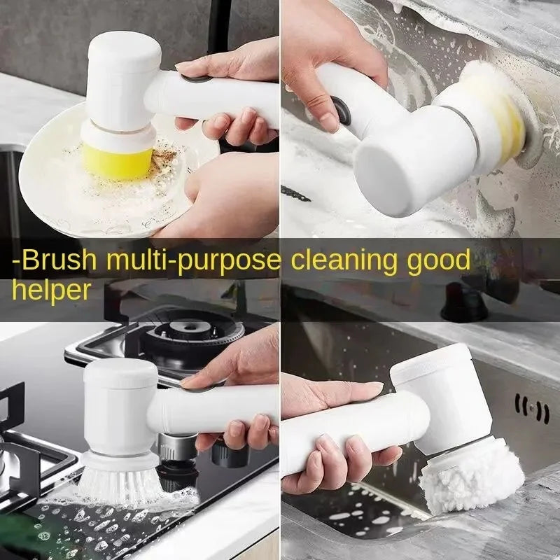 Magic 5 in 1 Scrubber Brush - USB Rechargeable