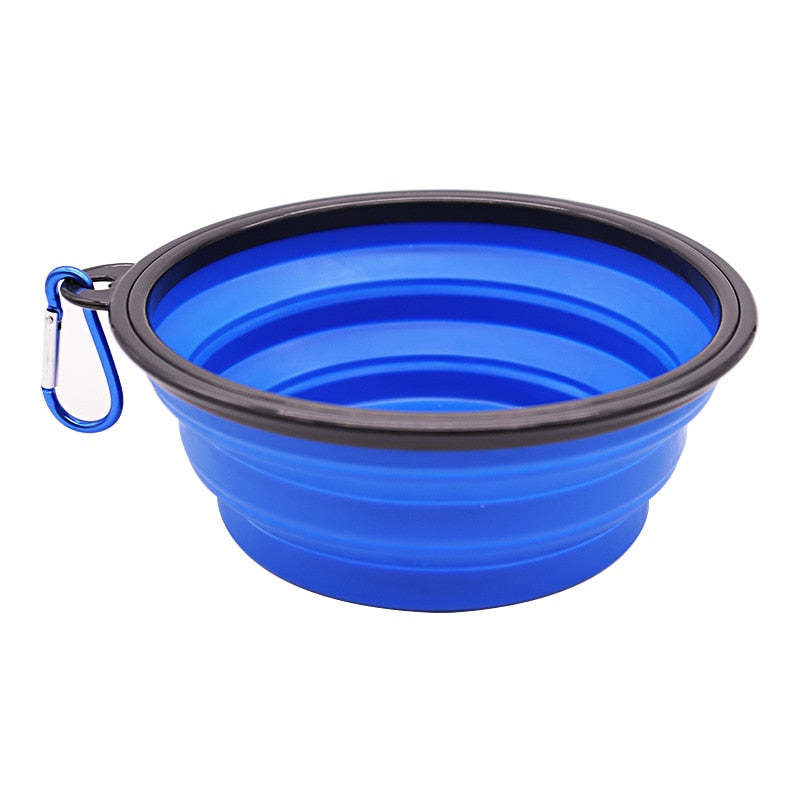 350ML/1000ML Foldable Silicone Pet Bowl Portable