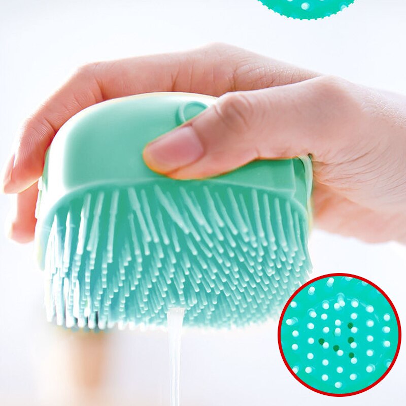 Pet Bathing Brush Soft Silicone