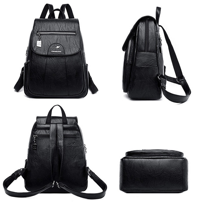 GORILAS Roo Leather Backpack