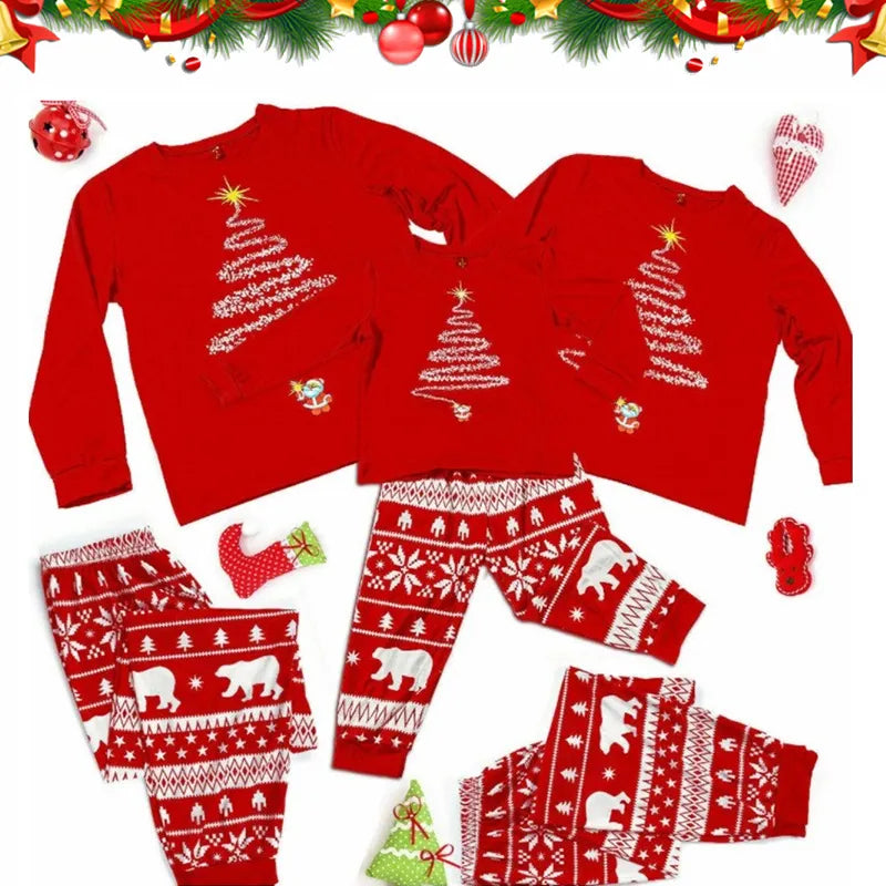 Family Matching Christmas Pajamas Set 2024 Xmas