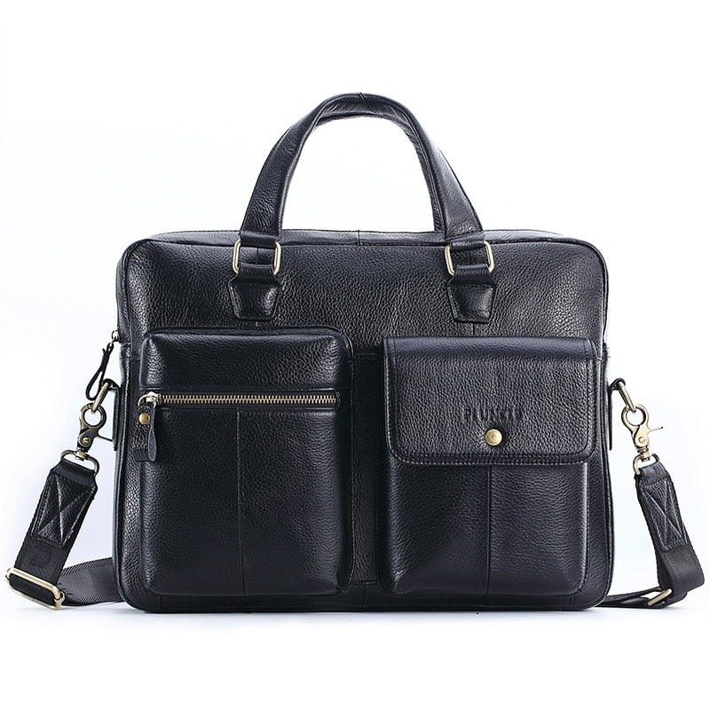 LEADPLUS Gorilas - Men Genuine Leather Handbag