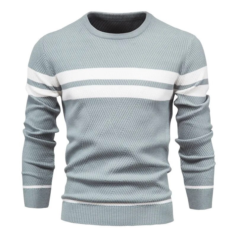 2023 Fashion High Quality Thick Warm Pullovers Jumper Men's O-neck