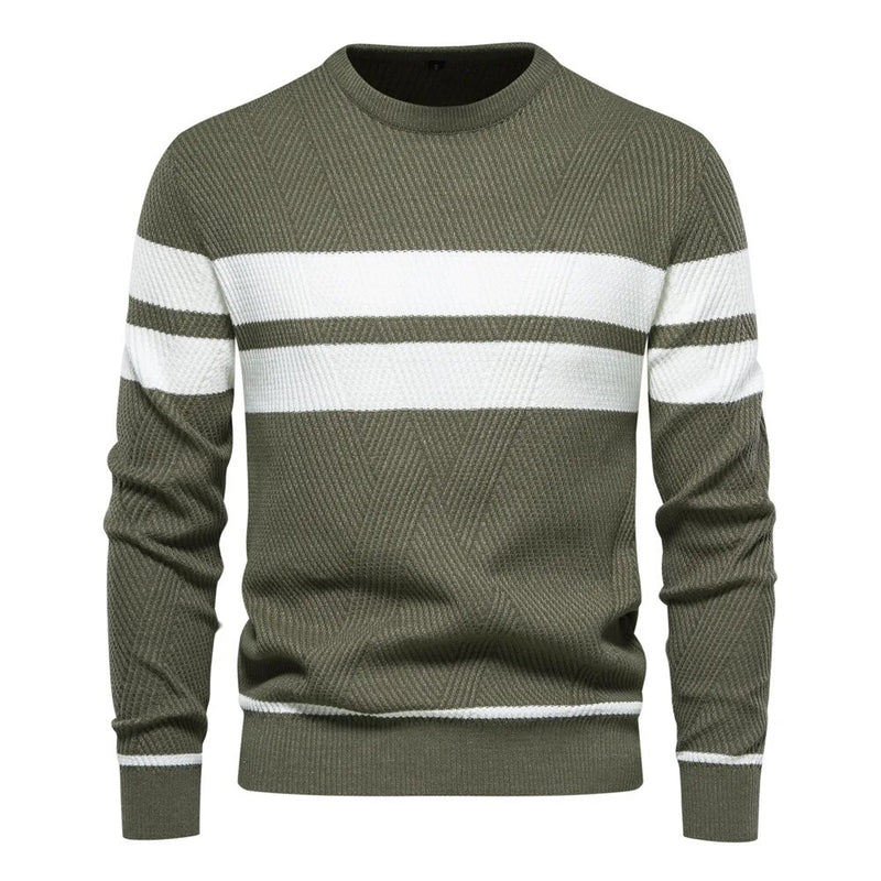 2023 Fashion High Quality Thick Warm Pullovers Jumper Men's O-neck