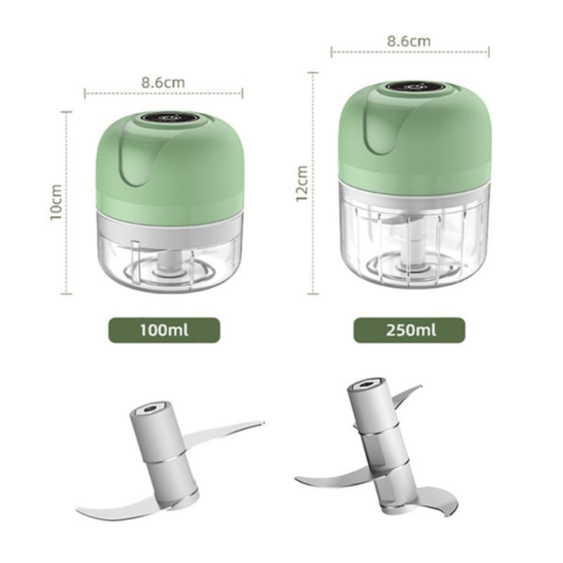 Molinillo de ajo eléctrico recargable USB