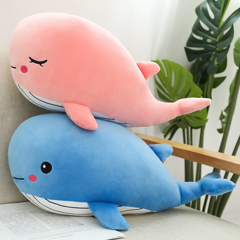 Soft Whale Plush Toy Cartoon Animal Fish